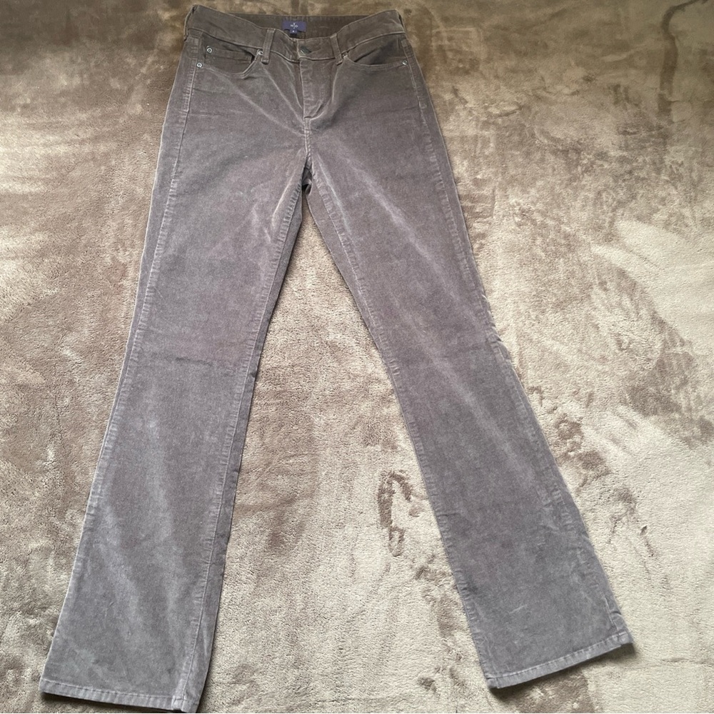 NYDJ Corduroy Pants Womens 4 Brown Bootcut Pockets Lift & Tuck Tech 29-30x 31-32